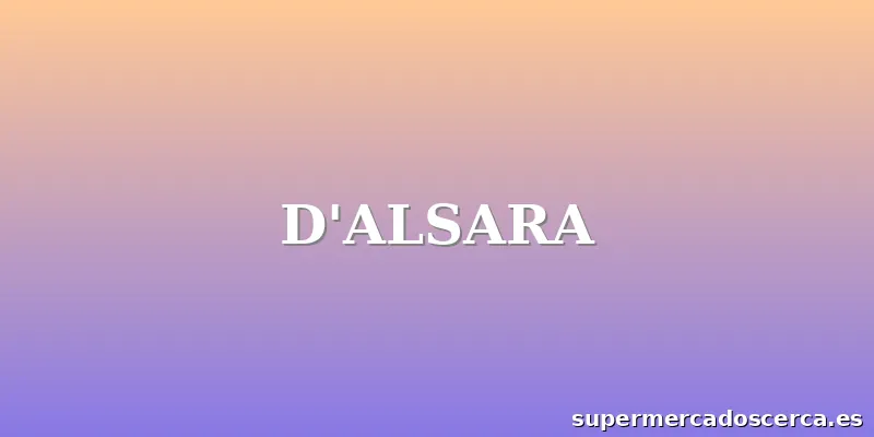 D'ALSARA