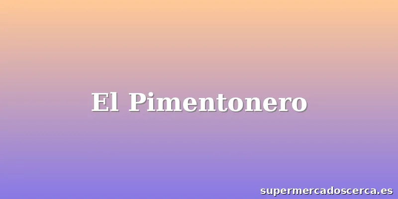 El Pimentonero