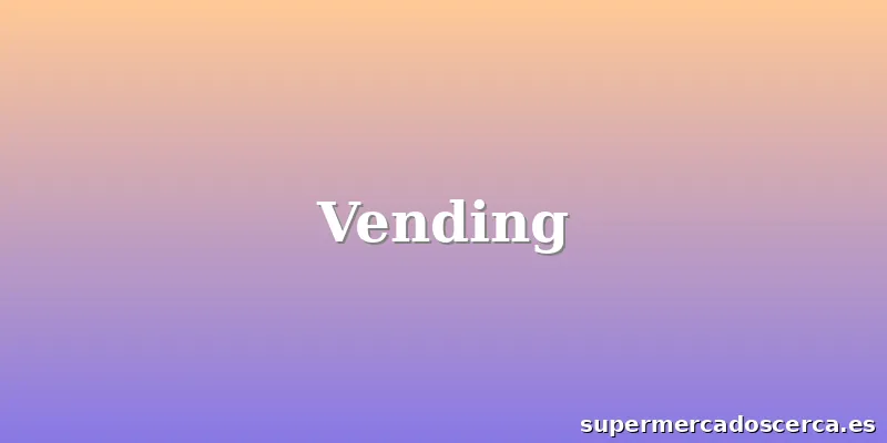 Vending