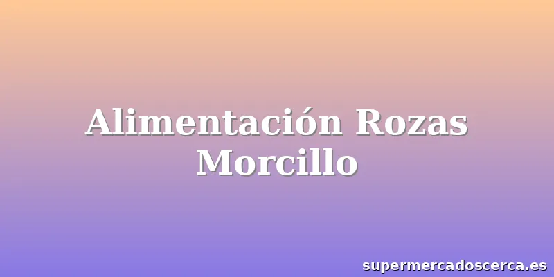 Alimentación Rozas Morcillo