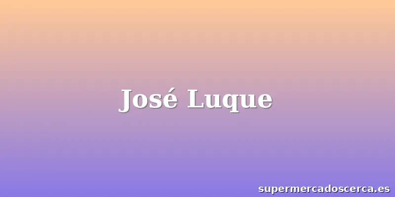 José Luque