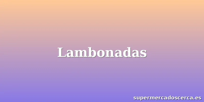 Lambonadas
