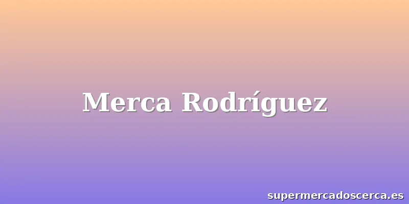 Merca Rodríguez