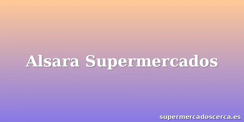 Alsara Supermercados