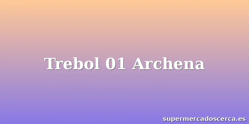 Trebol 01 Archena