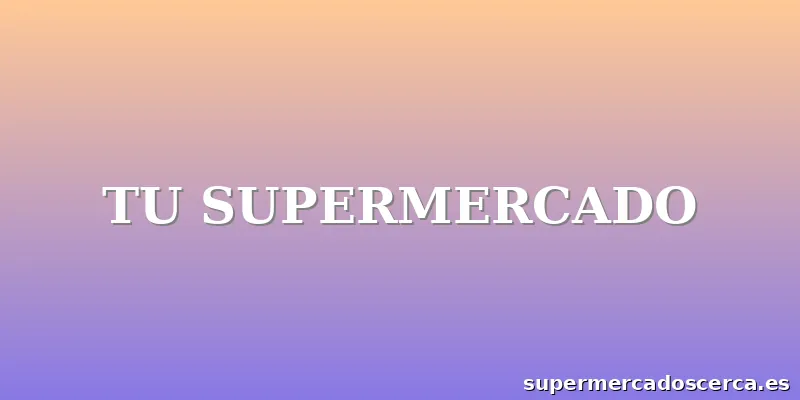 TU SUPERMERCADO