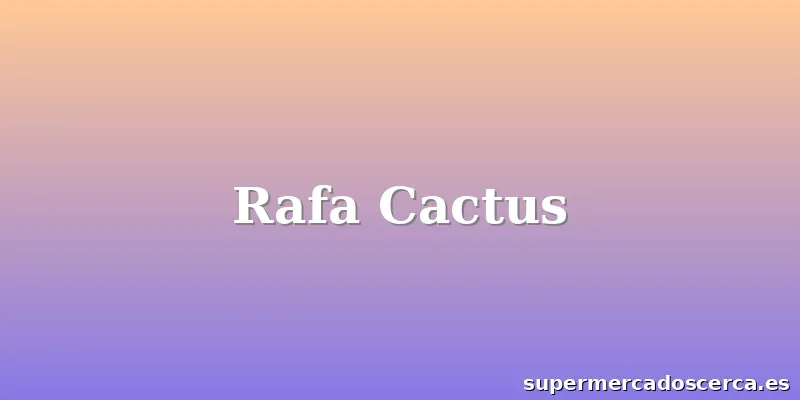 Rafa Cactus