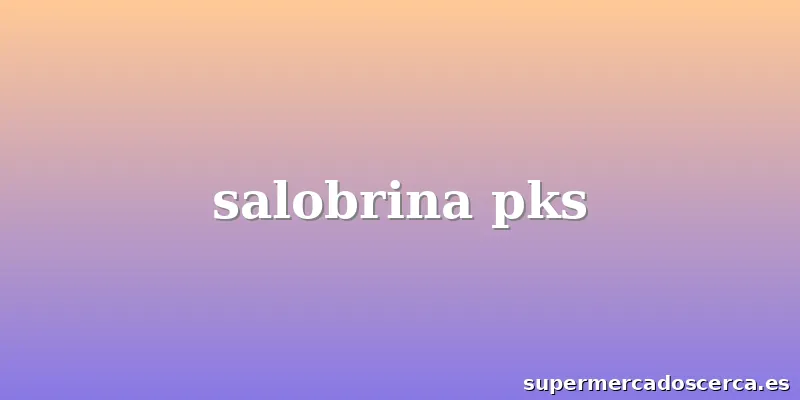 salobrina pks