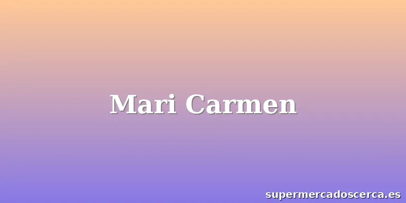 Mari Carmen