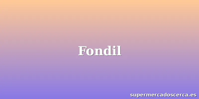 Fondil