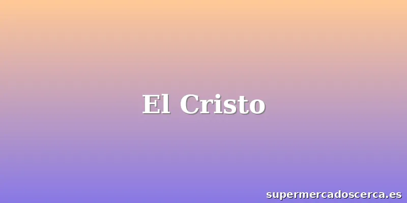 El Cristo