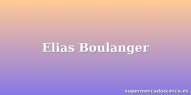 Elias Boulanger