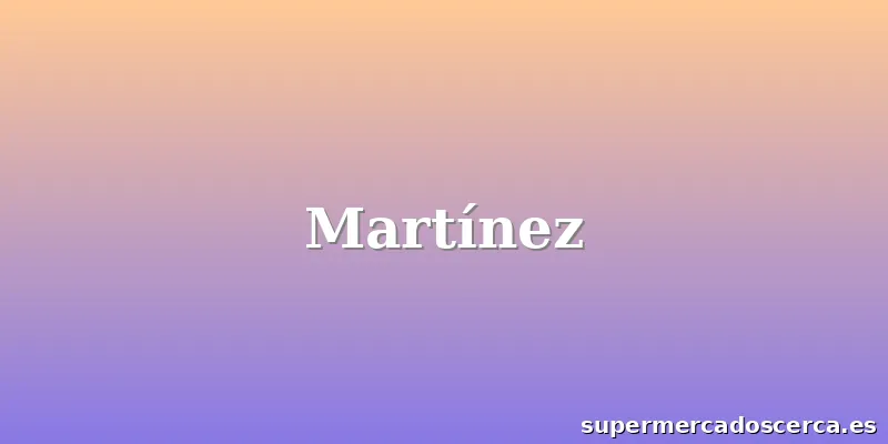 Martínez