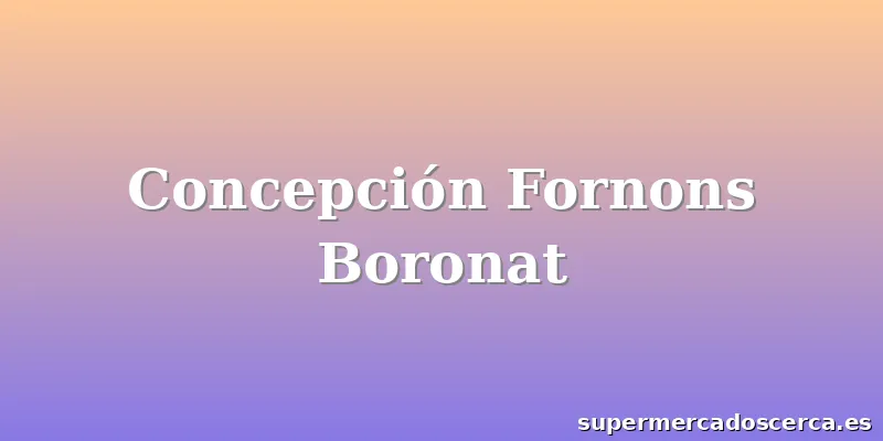 Concepción Fornons Boronat