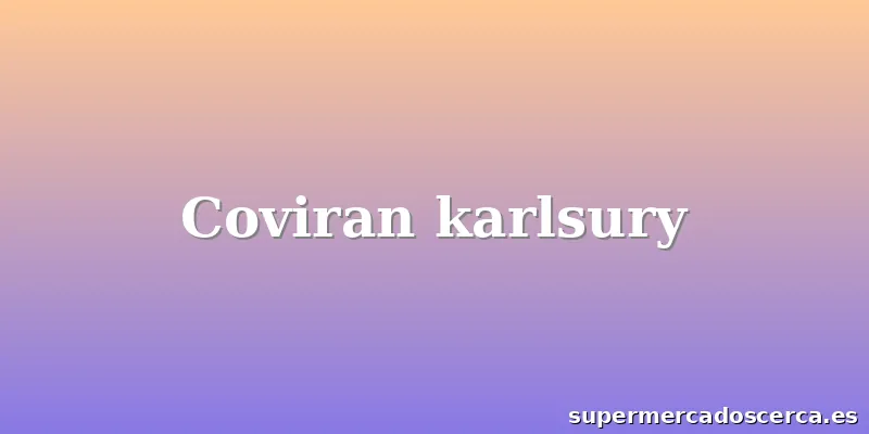 Coviran karlsury