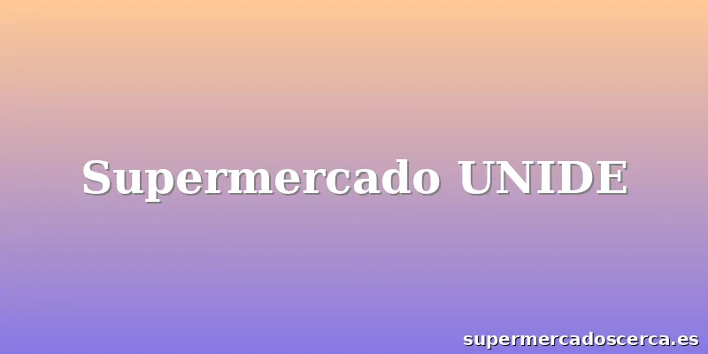 Supermercado UNIDE