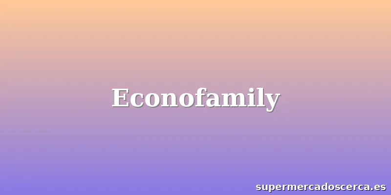 Econofamily