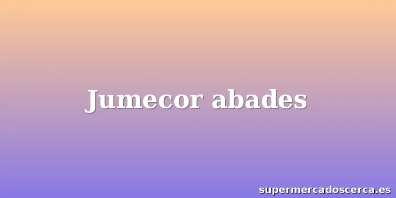 Jumecor abades