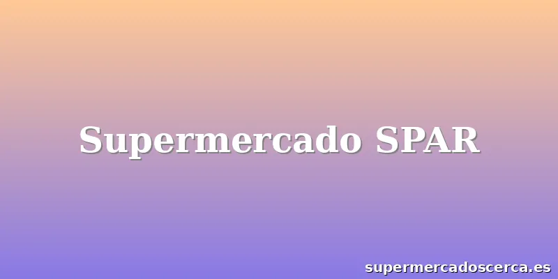 Supermercado SPAR