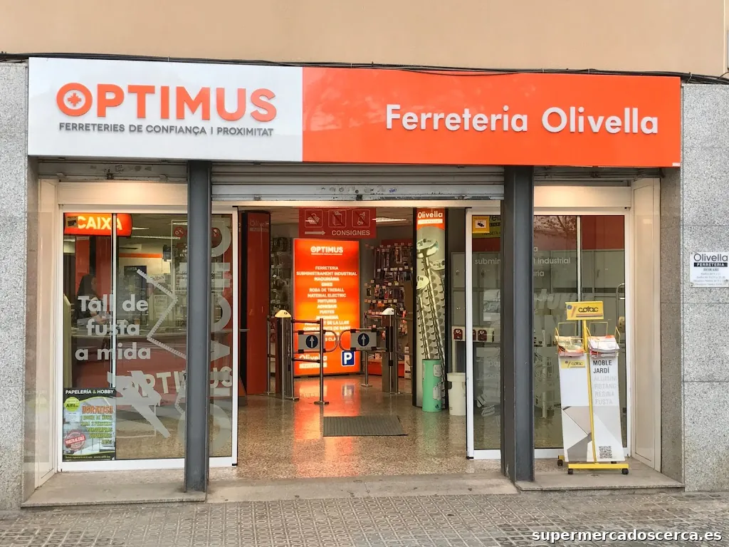 OPTIMUS - Ferreteria i Bricolatge Online Olivella - Servei a Domicili - Vilanova i la Geltrú