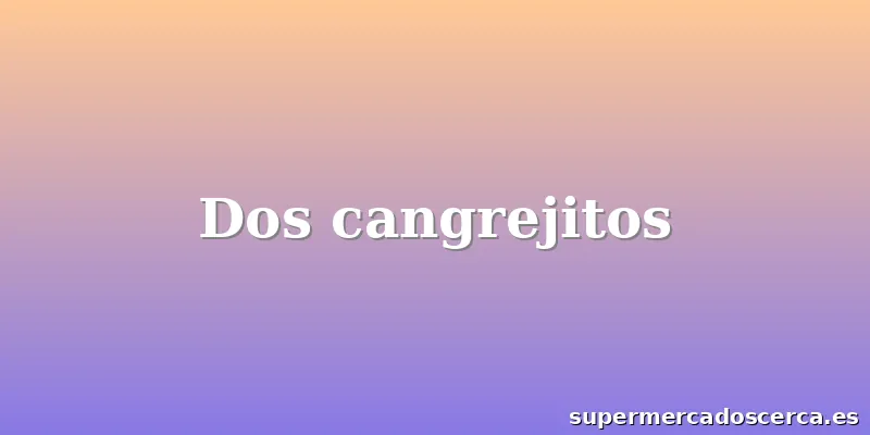 Dos cangrejitos