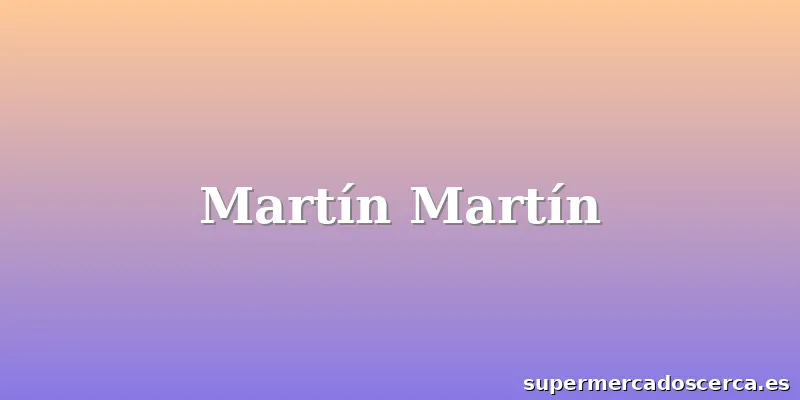 Martín Martín
