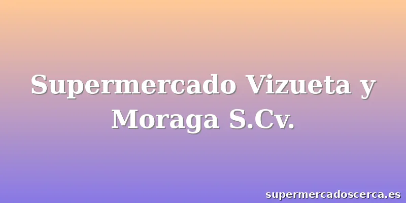 Supermercado Vizueta y Moraga S.Cv.