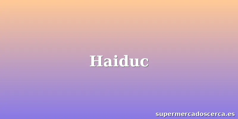Haiduc
