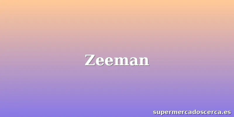 Zeeman