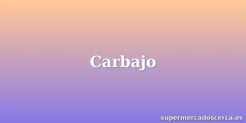 Carbajo
