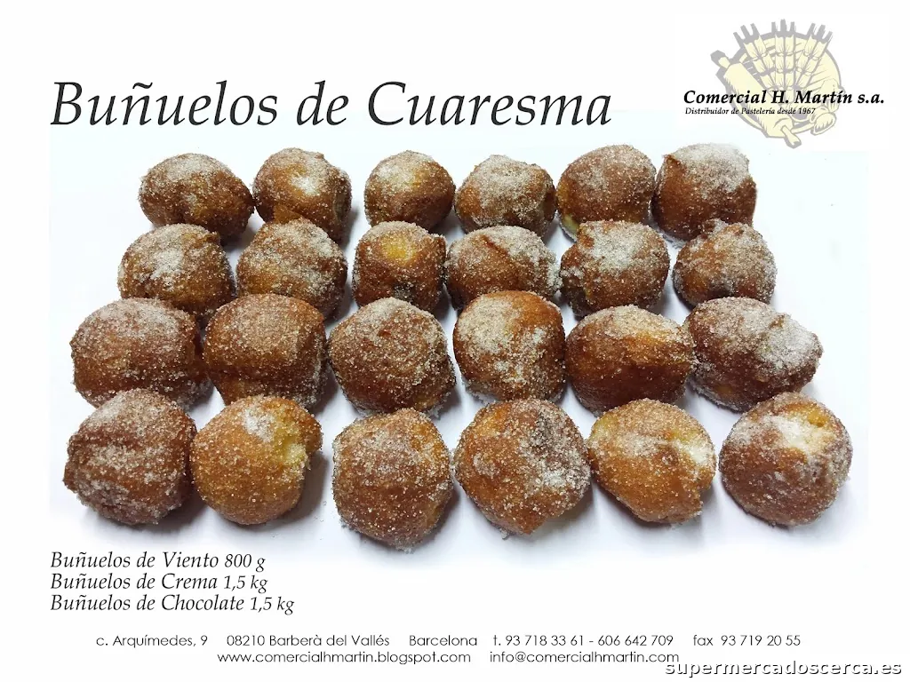 Comercial H. Martín - Dulces El Patriarca | Repostería, pastelería y bollería