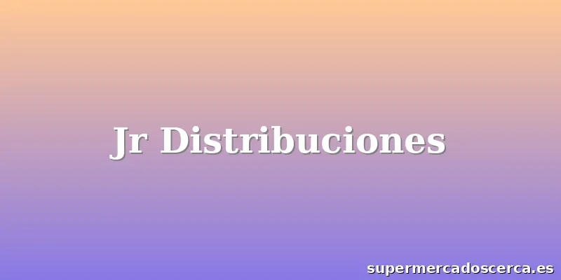Jr Distribuciones