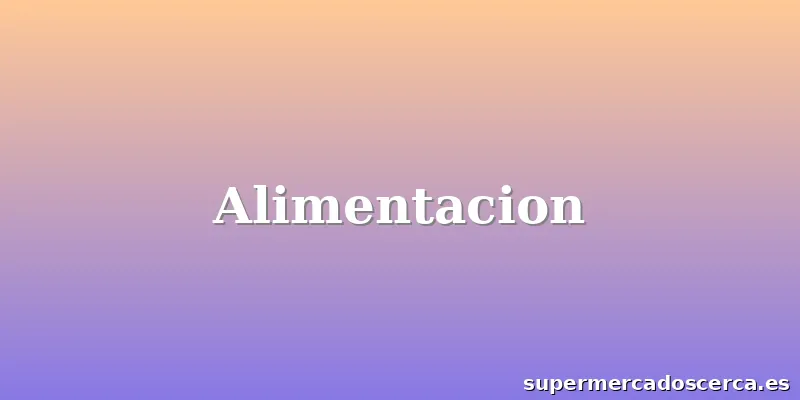Alimentacion