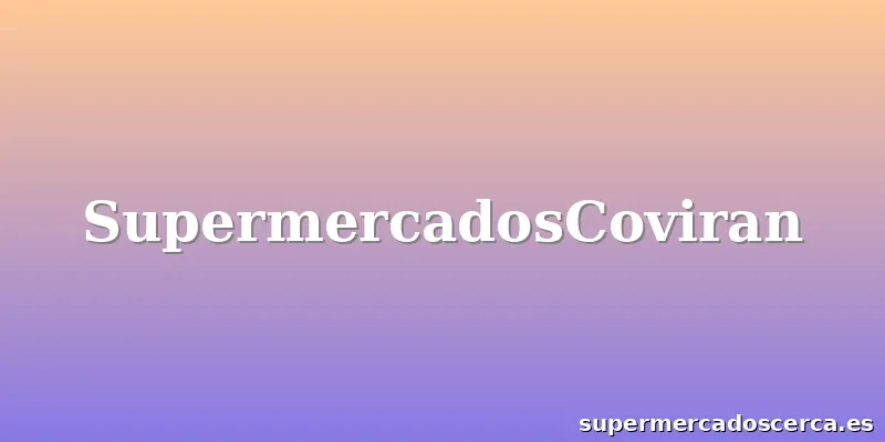 SupermercadosCoviran
