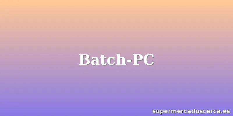 Batch-PC