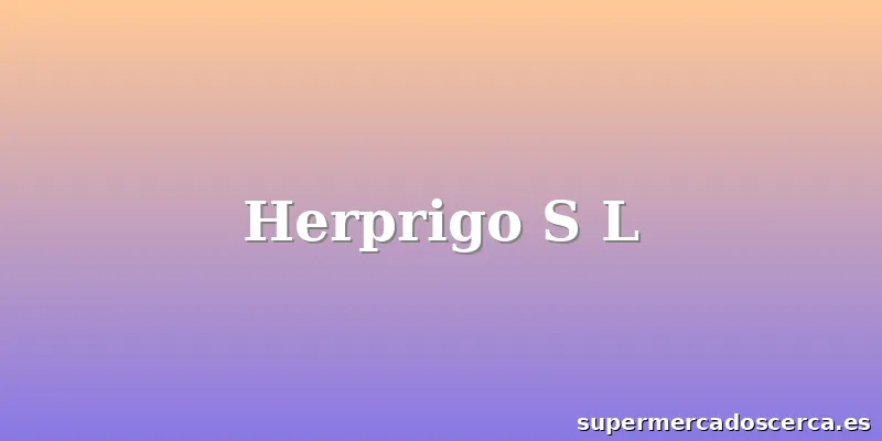 Herprigo S L