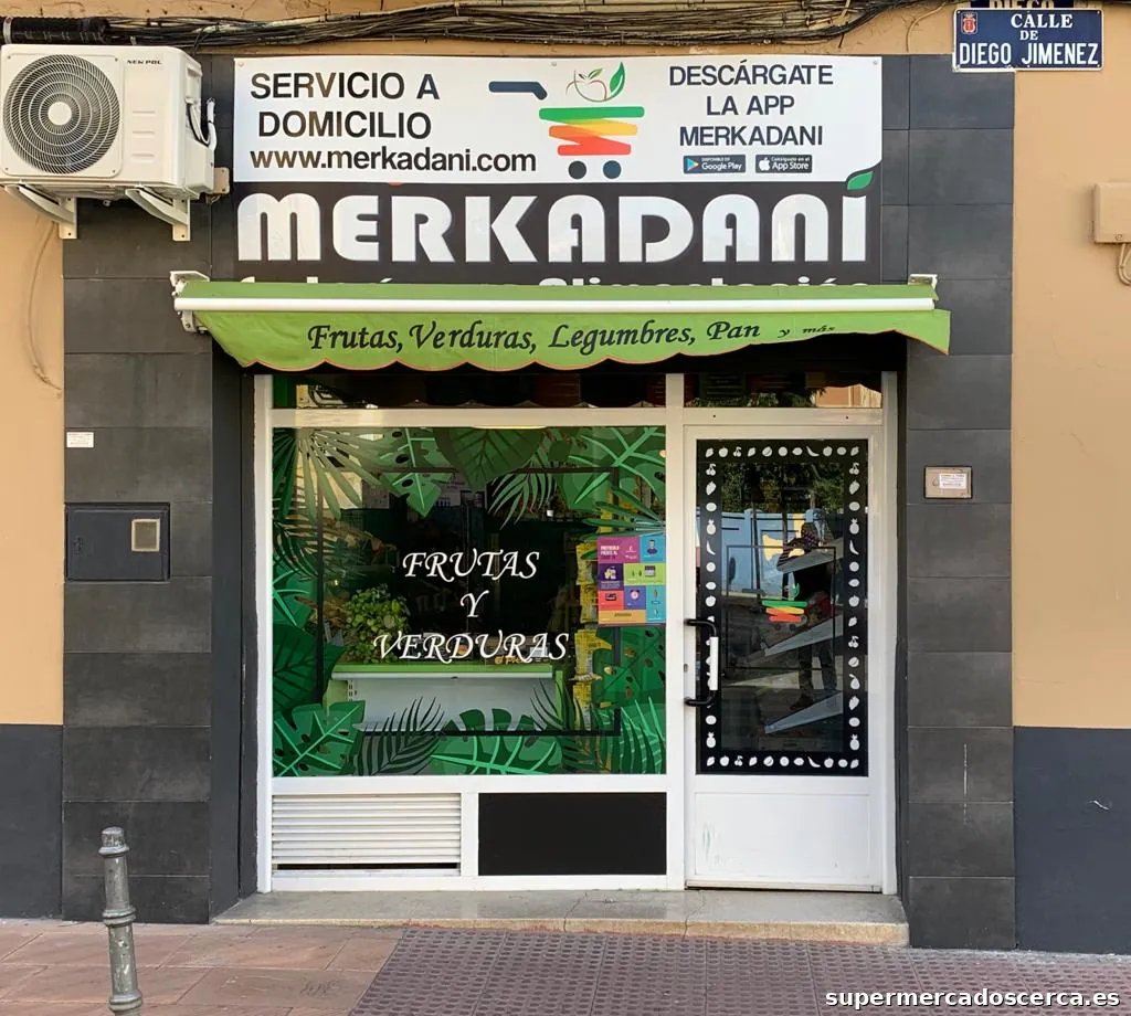 Merkadani · Frutas y Verduras a domicilio