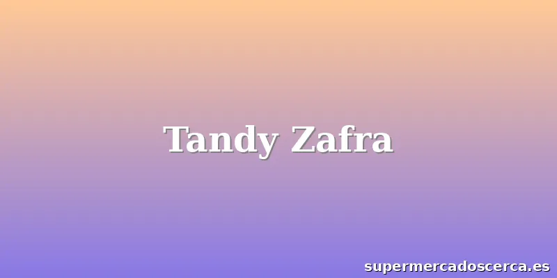 Tandy Zafra