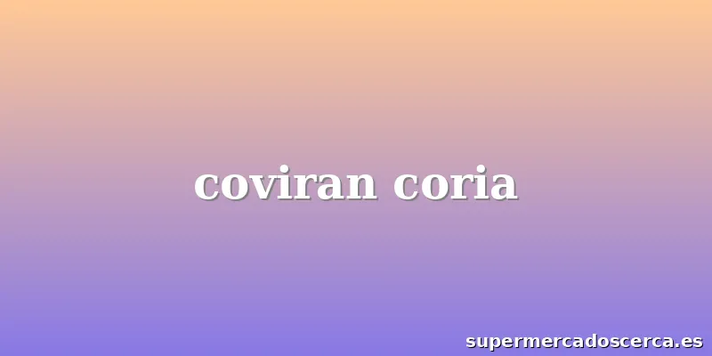 coviran coria
