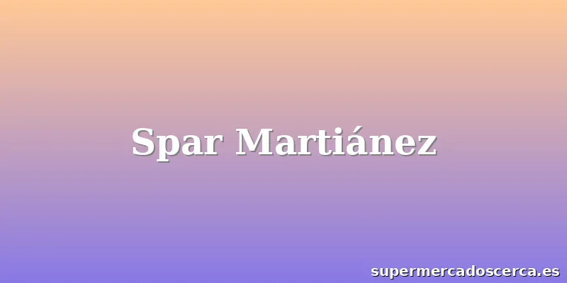 Spar Martiánez