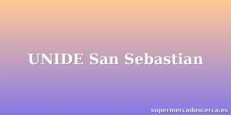 UNIDE San Sebastian