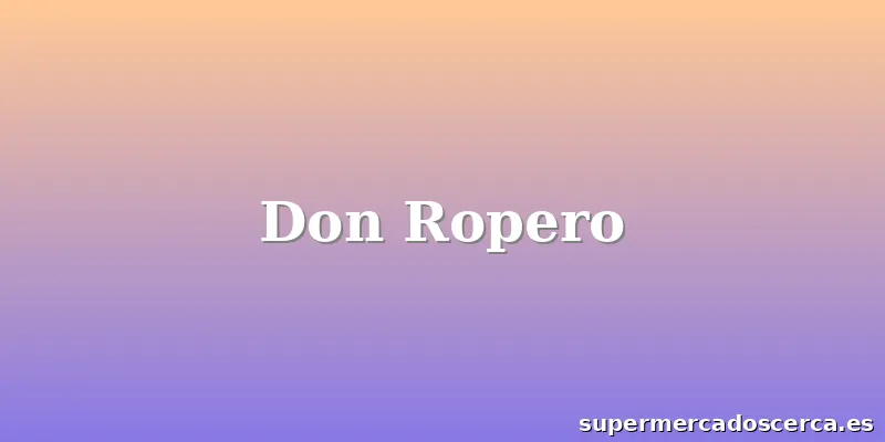 Don Ropero