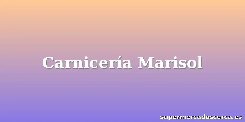 Carnicería Marisol