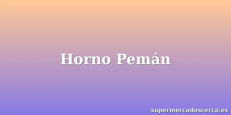 Horno Pemán