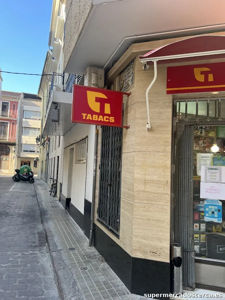 Estanco 1 Sueca. C/ San Cristofol n2. TODOS LOS SABADOS DEL AÑO POR LA TARDE ABIERTOS