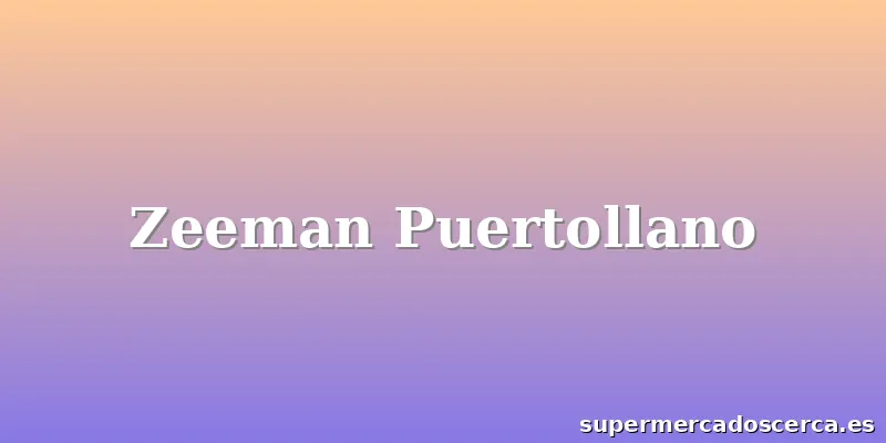 Zeeman Puertollano