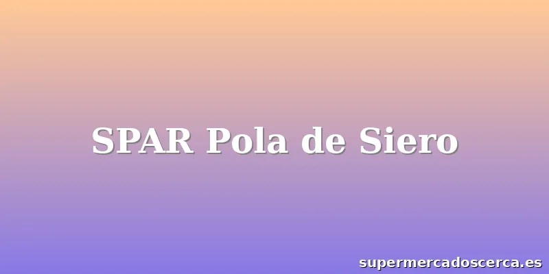 SPAR Pola de Siero