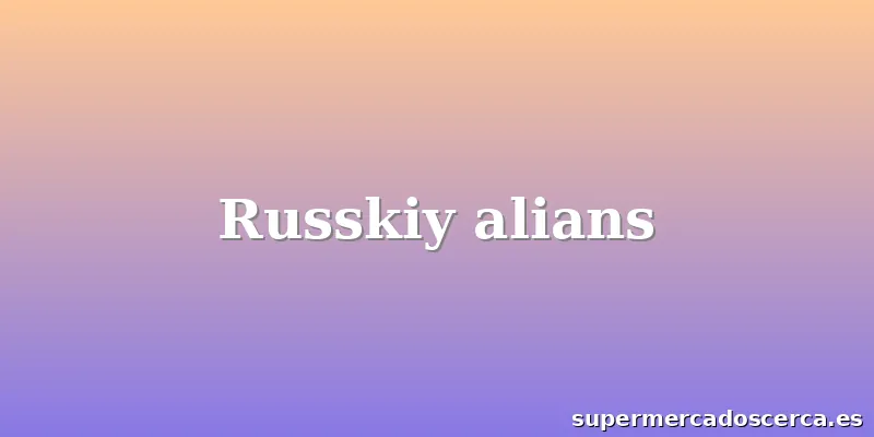 Russkiy alians