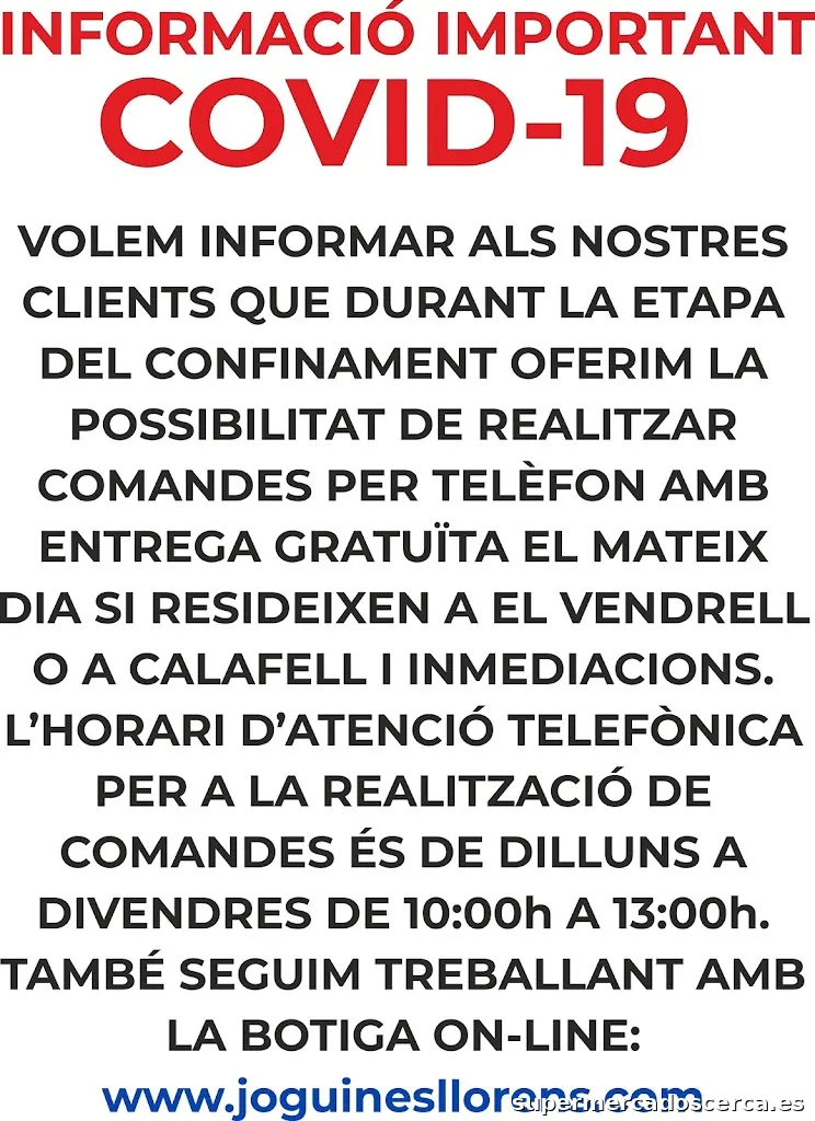 Joguines Llorens Calafell