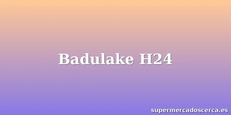 Badulake H24
